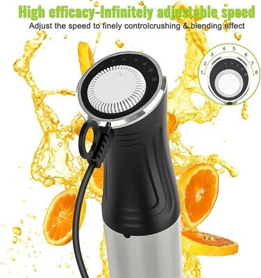 Набір ручних блендерів NWOUIIAY 1200 Вт 6 в 1 Ручний блендер Ручний блендер Електричний відповідний подрібнювач, блендер для подрібнення, подрібнення, перемішування, змішування та подрібнення льоду