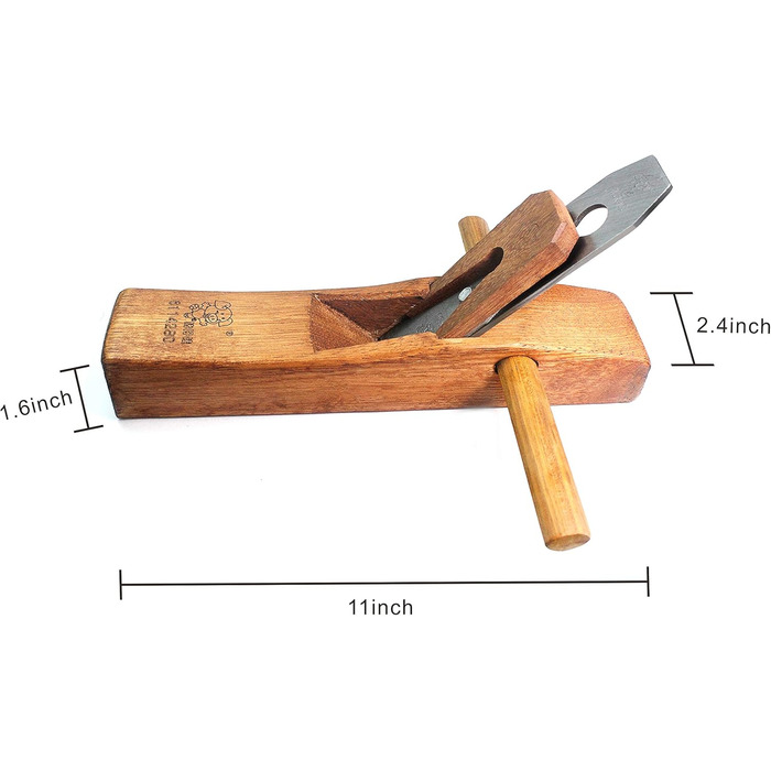 Деревообробний рубанок, ручний рубанок, ручний рубанок по дереву, теслярський ручний інструмент по дереву, ідеально підходить для деревообробки, обрізки, стругання дерева, згладжування поверхні