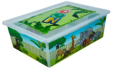 Контейнер Qutu Light Box ZOO, 25 л (6907102)