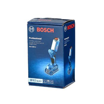 Акумуляторний світлодіодний ліхтар для будівельного майданчика Bosch Professional 18V System GLI 18V-300 (макс. яскравість 300 люмен, без акумулятора/зарядного пристрою)