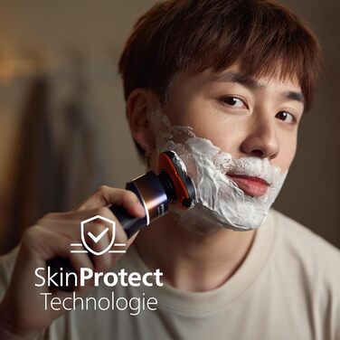Електробритва для вологого та сухого гоління, технологія Skin Protect, гнучка бритвена головка, що обертається на 360 градусів, швидка зарядка 1 година/5 хвилин (модель X5012/00), 5000X