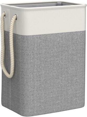 Великий кошик для білизни 78 л, складаний кошик для білизни з мотузковими ручками кошик для зберігання підходить для спальні праль