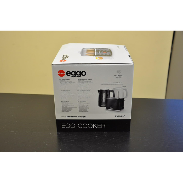 ЯЙЦЕВАРКА ДЛЯ ПРИГОТУВАННЯ 7 ЯЄЦЬ І ВИМІРЮВАННЯ ЧАСТОТИ EM101C