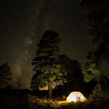 Світлодіодний ліхтар для кемпінгу, сонячний ліхтар для кемпінгу на відкритому повітрі, робочий ліхтар, що перезаряджається з USB, водонепроникне зовнішнє освітлення, портативний ліхтар, лампа для намету, аварійне освітлення, сонячні ліхтарі (чорний)