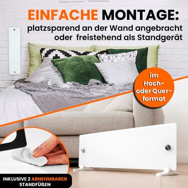 Протипліснявий обігрівач для скляних панелей Toni&39s Mold Shock для боротьби з пліснявою Настінний обігрівач висушує холодні, вологі стіни та усуває причину появи плісняви Інноваційний дизайн скла, 1 обігрівач