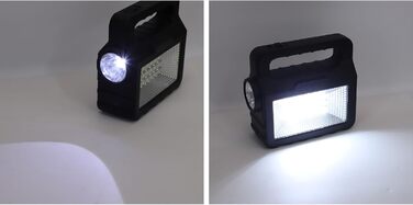 Сонячний генератор TOPINCN із сонячною панеллю та світлодіодними ліхтарями, портативна електростанція для кемпінгу, дому, аварійне джерело живлення на відкритому повітрі