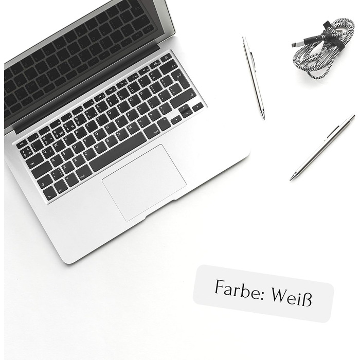 Письмовий стіл PRIMUS з 2 шухлядами, білий - Офісний стіл, комп&39ютерний стіл для домашнього офісу з місцем для зберігання та відкритими полицями - 145 x 74 x 65 см (Ш/В/Г) 145 см білий