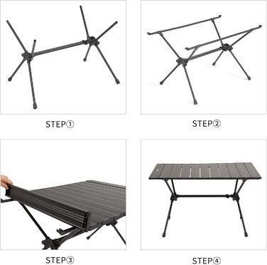 Кемпінговий стіл Naturehike, складний стіл з алюмінію, надлегкий кемпінговий стіл, маленький портативний кемпінговий стіл для саду, походів, кемпінгу