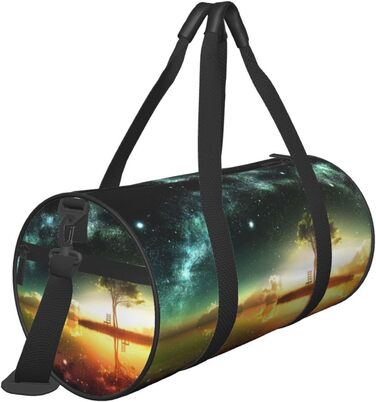 Дорожня сумка-циліндр Аніме Скай, спортивна сумка для чоловіків та жінок, сумка-мішок, спортивна дорожня сумка