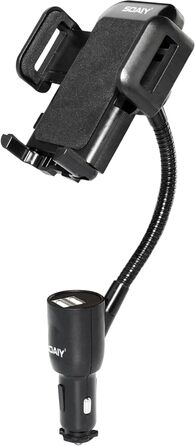 В-1 універсальний автомобільний тримач із зарядним пристроєм подвійний USB адаптер живлення прикурювача функція зарядки в т.ч. сві