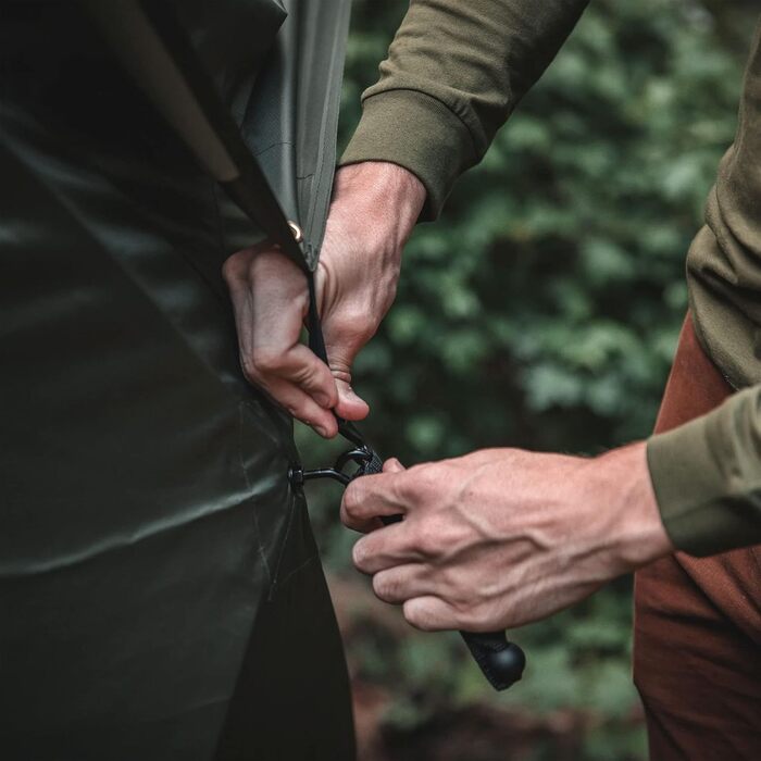 Намет кемпінговий квадратний 4-місний Gazelle Tents T4 Hub GT400GR – швидке встановлення 90 с, знімна підлога, водонепроникний, UV-захист