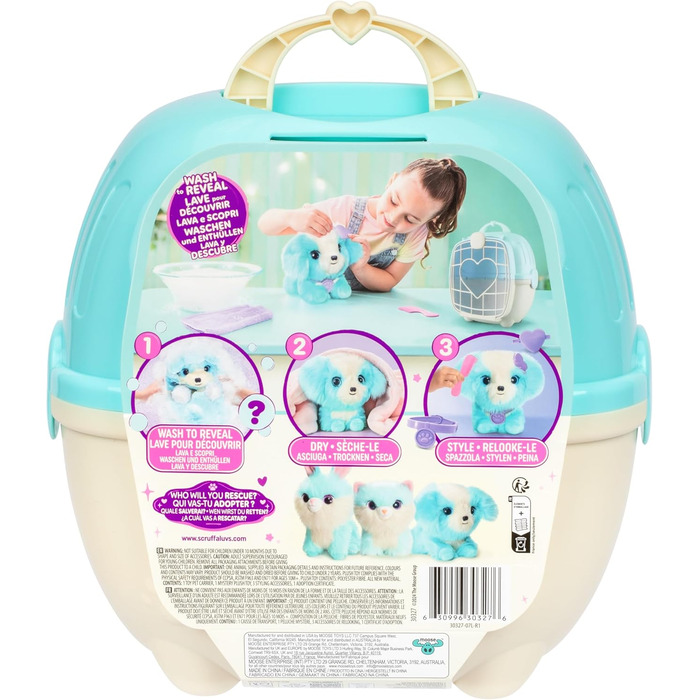 Плюшева іграшка-сюрприз Scruff-a-Luvs Pet Single Pack, синій