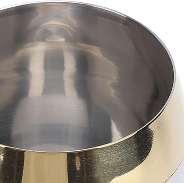 Келих для вина Pongnas з нержавіючої сталі, 350 мл, небиткий, ударостійкий винний келих із золотим обідком, для подорожей, кемпінгу, весіль, пікніків, заходів на свіжому повітрі