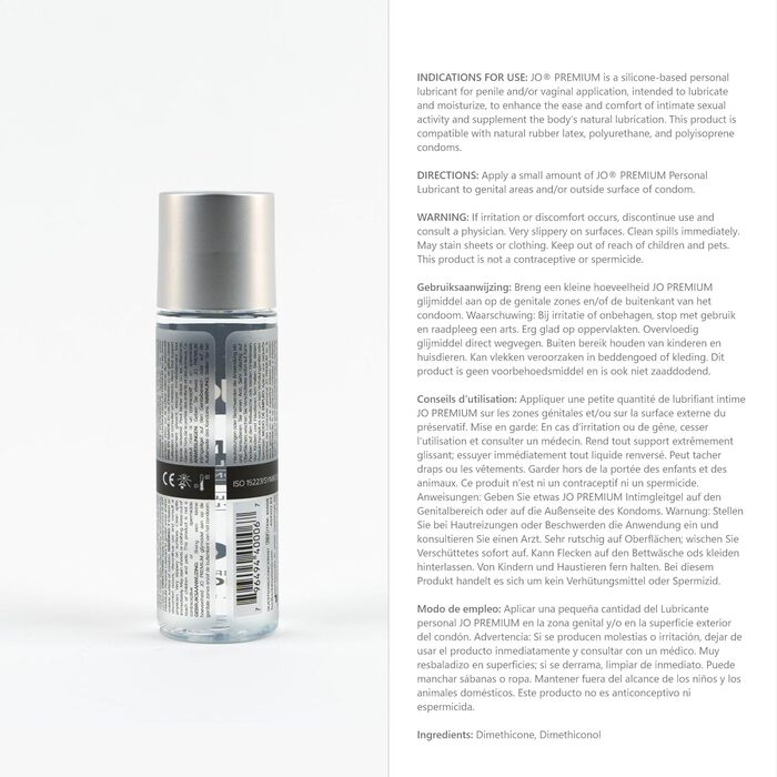 Преміум силіконове мастило 60 мл - особливо економічне мастило на силіконовій основі Оригінал 60 мл (1 упаковка)