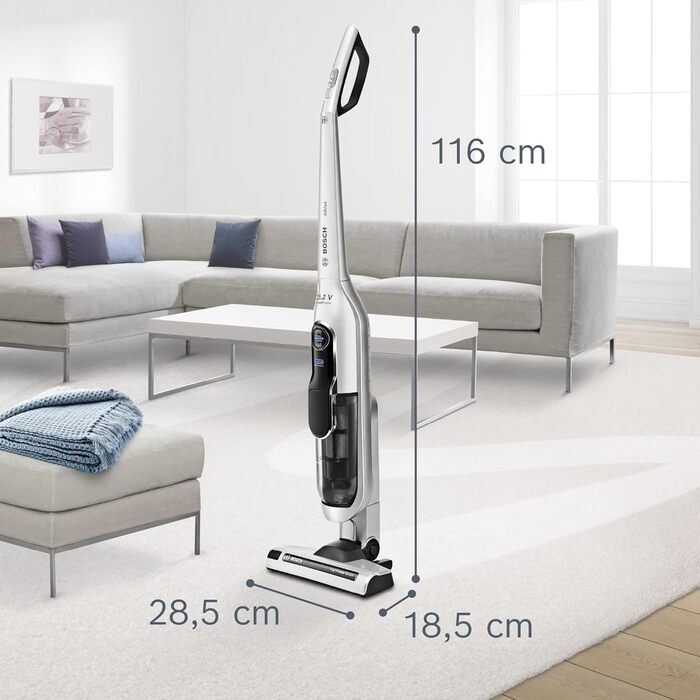 Акумуляторний пилосос Bosch Athlet BCH6L2560, акумуляторний ручний пилосос, без мішка, гігієнічний фільтр плюс, висока потужність