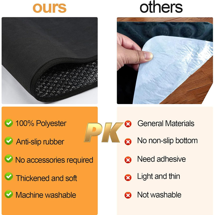 Сходинки, 4 шт. и, для дерев&39яних сходинок з нековзною гумовою основою, 100 поліестер, м&39які, стійкі до сходів, для дітей, людей похилого віку та домашніх тварин, 76,2 x 20,3 см, темно-сірі