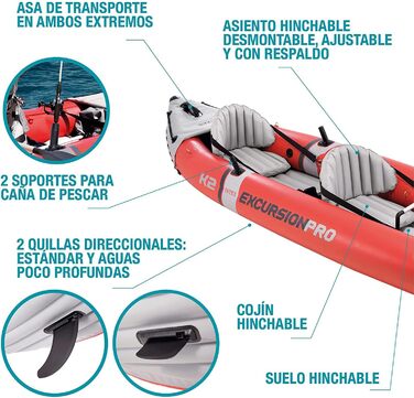 Надувний каяк на 2 особи