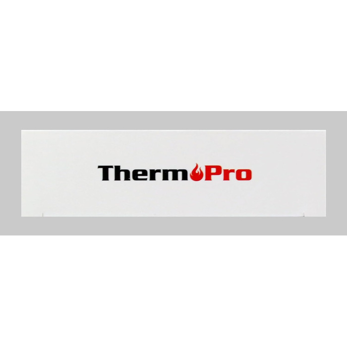 Цифровий термометр для гриля ThermoPro TP17 з нержавіючої сталі, з підсвічуванням (синій), діапазон температур до 300 C (колір Срібло)