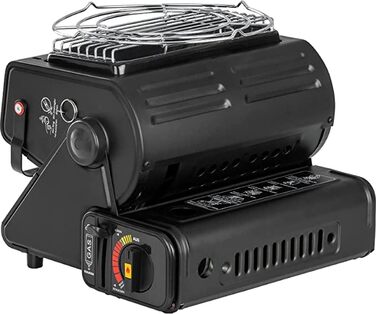 Газовий обігрівач для кемпінгу 1,3 кВт, газовий обігрівач для кемпінгу, обігрів намету + газові картриджі, комплект з 3 штук