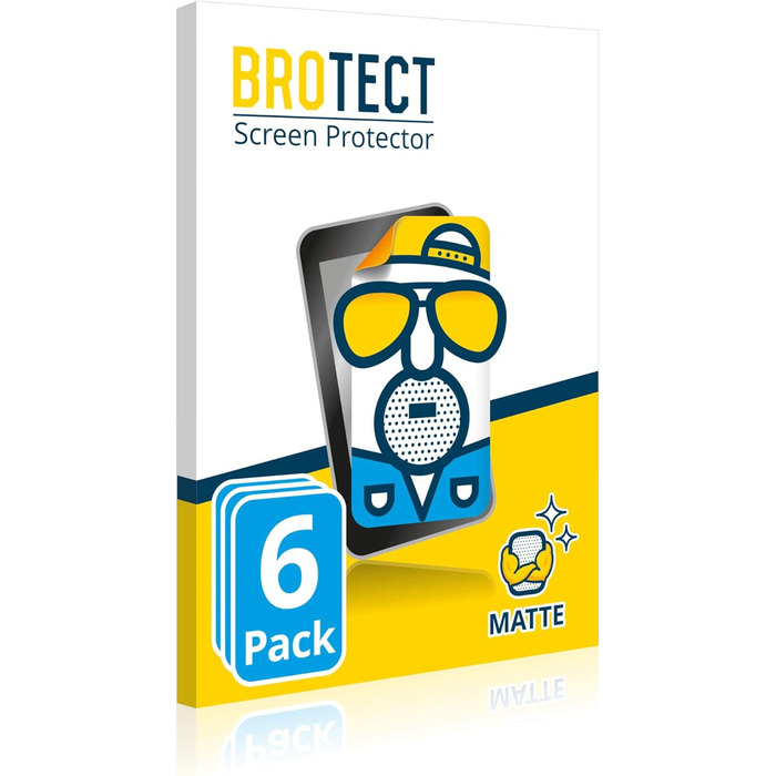 Антиблікова захисна плівка BROTECT для екрану Vorwerk Bimby TM6 / Thermomix TM6 (6 шт. ) Матова захисна плівка, антивідблиск, захист від відбитків пальців