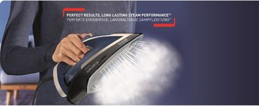 Парова праска Tefal FV6846E1 Ultragliss Plus проти накипу 2800 Вт знімний колектор для накипу 50 г/хв. безперервна подача пари 260