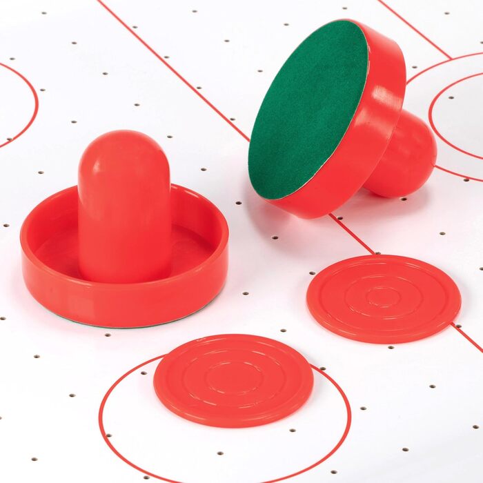 Міні-настільна гра Nexos Trading Air Hockey зі світлодіодним освітленням та вентилятором 55 x 31 x 9,5 см