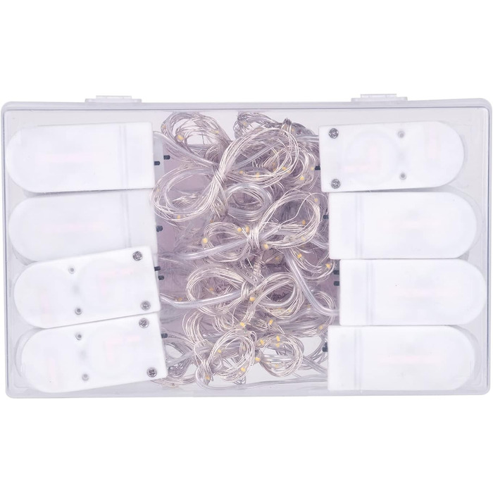 Батарея світлодіодних казкових гірлянд Vacoulery, 20 шт. мідного дроту, світловий ланцюжок 1M 10 світлодіодів, різдвяні гірлянди д