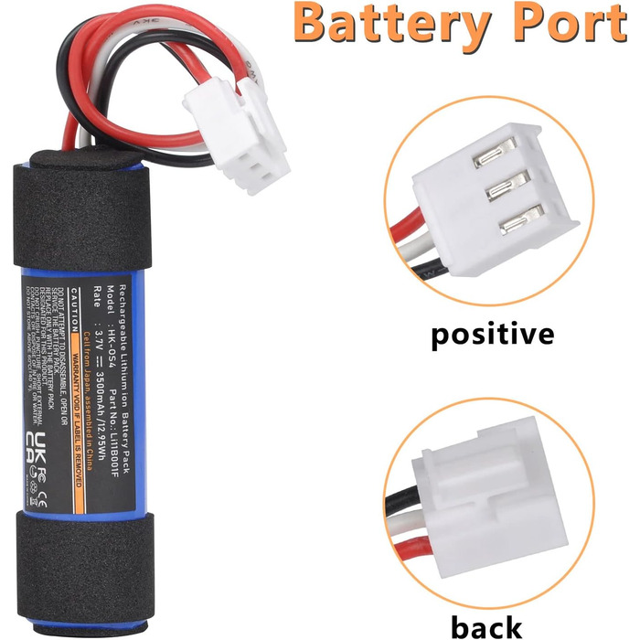 Замінний акумулятор 3500 мАг, сумісний з бездротовою Bluetooth-колонкою Harman Kardon Onyx Studio1/2/3/4 LI11B001F HK-OS4