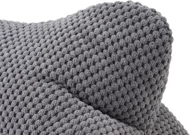 Подушка для читання Sven, подушка для шиї з текстурованим виглядом, подушка для читання та відпочинку шиї та спини, 40 x 25 см - Антрацит 40 x 25 см Антрацит