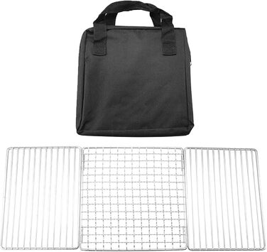 Компактна складна сітка для гриля, складна гриль-піч, кемпінг на свіжому повітрі, нержавіюча сталь, риба, нержавіюча сталь