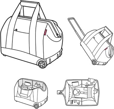 Reisenthel Allrounder Trolley MP, Trolley Twist Silver, reisenthel Allrounder Trolley MP, Trolley Twist Silver