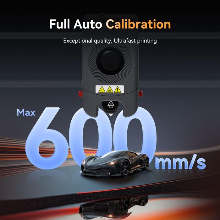 Принтер FLASHFORGE Adventurer 5M Pro, автоматичний друк одним клацанням, максимум 600 мм/с, висока швидкість із пакетом сопел 0,4/