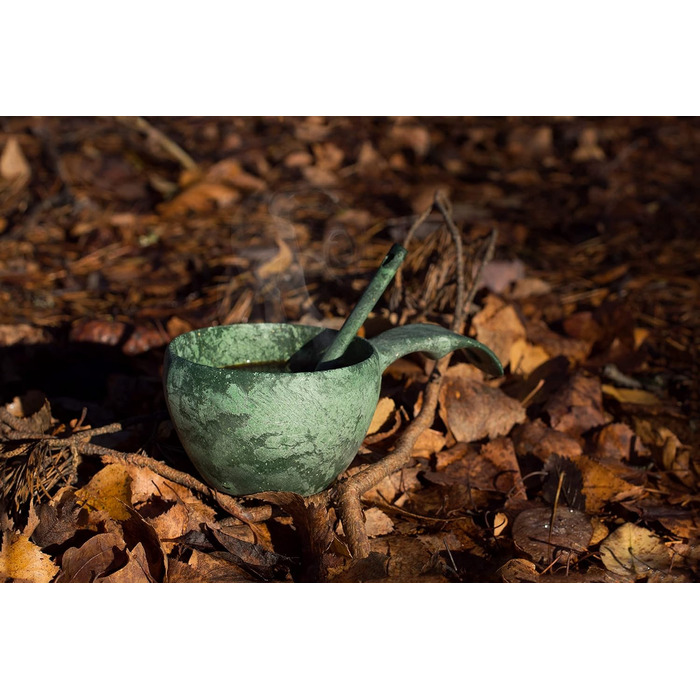 Класична чашка - Маленька кружка для відпочинку на природі з органічного матеріалу - придатна для переробки (зелена), 21 -