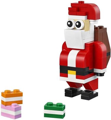 Конструктор LEGO Creator - Jolly Santa 30478, 74 деталі, фігурка Санти