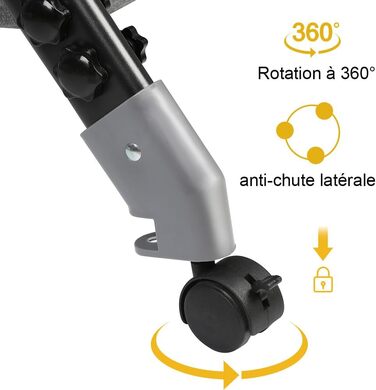 Дитяче ліжечко-колиска, 4-рівневе регулювання висоти, 3-в-1 дитяче ліжко та колиска, ліжечко з колесами, москітна сітка, нахил 20, 104 x 52 x 100-110 см Linen Grey