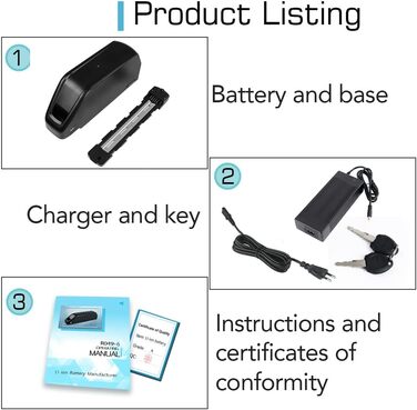 Акумулятор для електровелосипеда Shark 36V / 48V / 52V (15Ah – 25Ah)