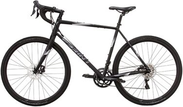 Чоловічий гравійний велосипед Airtracks 28 дюймів Whisper 5.0 2 x 9 Shimano SORA R3000 чорний - розміри рами 52 см та 56 см - модель 2026 56 см (зріст 180-195 см)