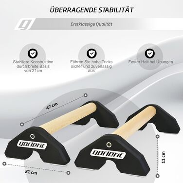 Паралети LowFit PRO Gorletic Calisthenics - Гімнастичні паралети, легке транспортування, протестовані спортсменами, преміальний магнітний дизайн, чорний