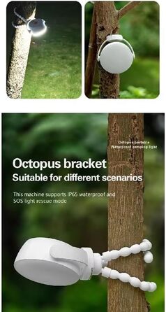 Багатофункціональний ліхтар для кемпінгу на відкритому повітрі, водонепроникний, з USB-зарядкою, портативний світлодіодний надзвичайно яскравий ліхтар для намету