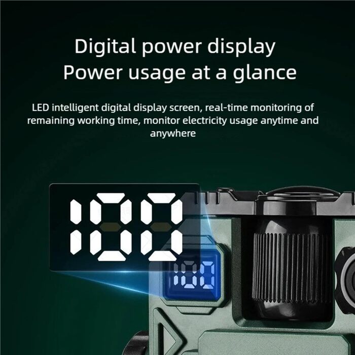 Портативний яскравий ліхтарик, ліхтарик для ремонту автомобіля, магнітний сонячний ліхтарик для кемпінгу, для вулиці, водонепроникний, аварійний, робочий ліхтарик, легкий, зелений