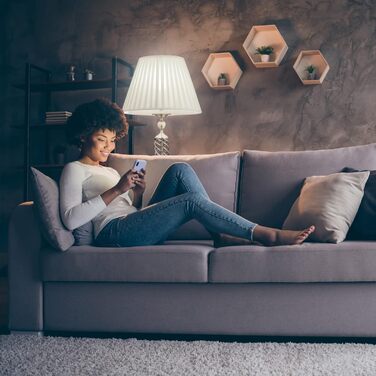 Підлоговий світильник Relaxdays у вінтажному стилі, тканинний абажур, декоративна металева основа, E27, для вітальні, ВхД 157x42см, сріблястий/білий
