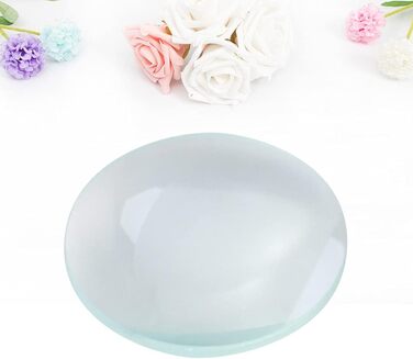 Подвійні опуклі лінзи UKCOCO Подвійні опуклі лінзи Подвійні опуклі дзеркала Один бульбашковий скляний ефект egfect дзеркальна плівка Телескоп Опукла лінза 50 мм опуклий скляний купол Комплект збільшувального скла Френеля студент