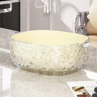 Умивальник Багатофункціональний двошаровий кошик - І мийка для овочів - Для дому, пікніка, кемпінгу, холодильника, як перекус для ягід, таких як полуниця, кавуни та помідори.