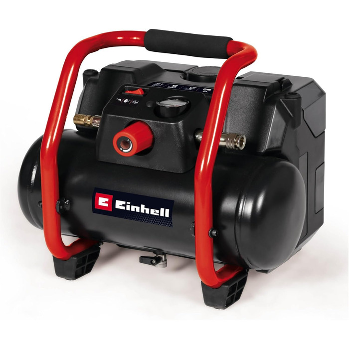 Акумуляторний компресор Einhell TE-AC 36/150 Li OF-Solo Power X-Change (36 В, макс. 8 бар, бак 6 л, продуктивність всмоктування 15