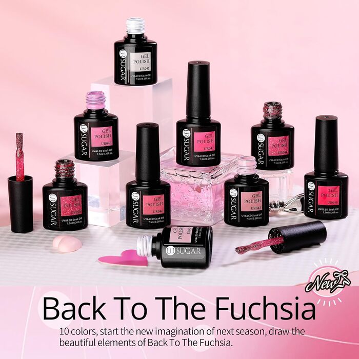 Набір гель-лаків UR SUGAR (10 відтінків)