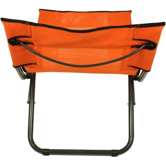 Пляжне крісло Fridani BCO XL Кемпінгове крісло Помаранчеве розкладне крісло ручка для перенесення Повітропроникне садове крісло