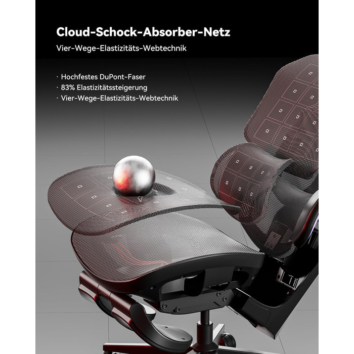 Ергономічне ігрове крісло AutoFull G7, ігрові крісла з динамічною поперековою підтримкою, поворотними підлокітниками на 720 по двох осях, нахилом спинки на 140 та подушкою для шиї 4D (лазерне) Laser Color