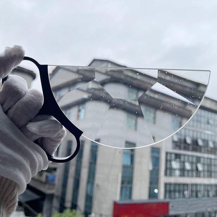 Фільтр зі скляною призмою калейдоскопа, скляний фільтр із напівкруглою призмою, 150 мм, ручний напівкруглий фільтр зі спеціальним ефектом для фотоапарата для дзеркальних фотоаксесуарів