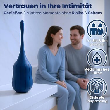 Анальна клізма Docxen, 310 мл, силіконова з зворотним клапаном