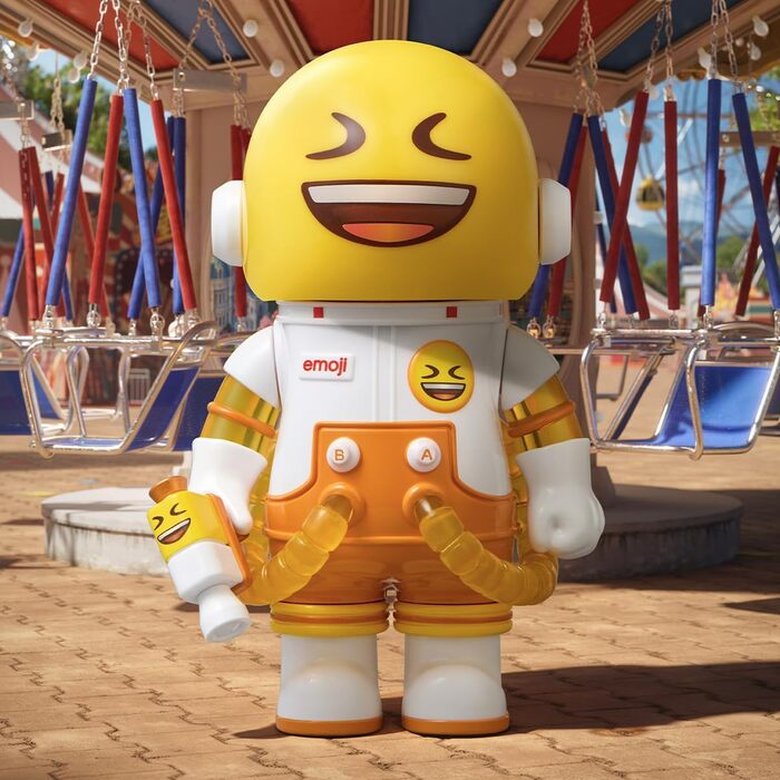 Космічна Моллі 100 Емодзі серія Фігурка Аніме Фігурки Колекційні Фігурки Колекційна Мистецтво Іграшка Фігурки Подарунок 100 Емодзі 22,9 сантиметра